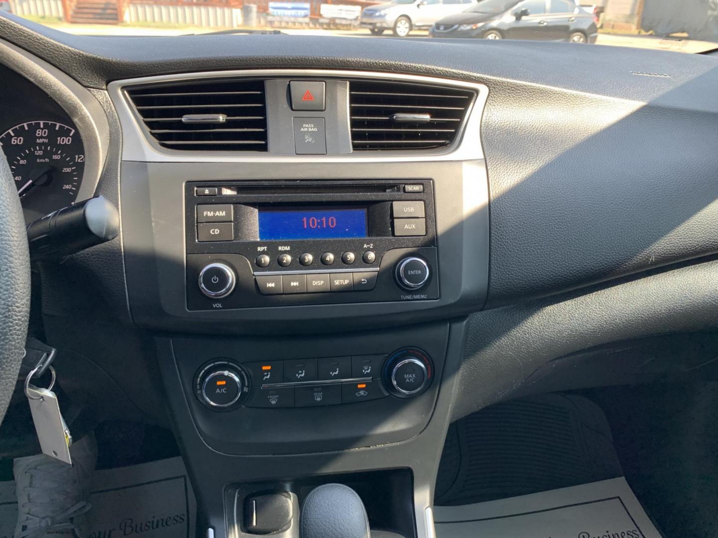 2016 Black /Black Nissan Sentra FE+ S (3N1AB7AP3GY) with an 1.8L L4 SFI DOHC 16V engine, AUTOMATIC transmission, located at 1830 North Belt Line Road, Irving, TX, 75061, (469) 524-0199, 32.834373, -96.993584 - Photo#12