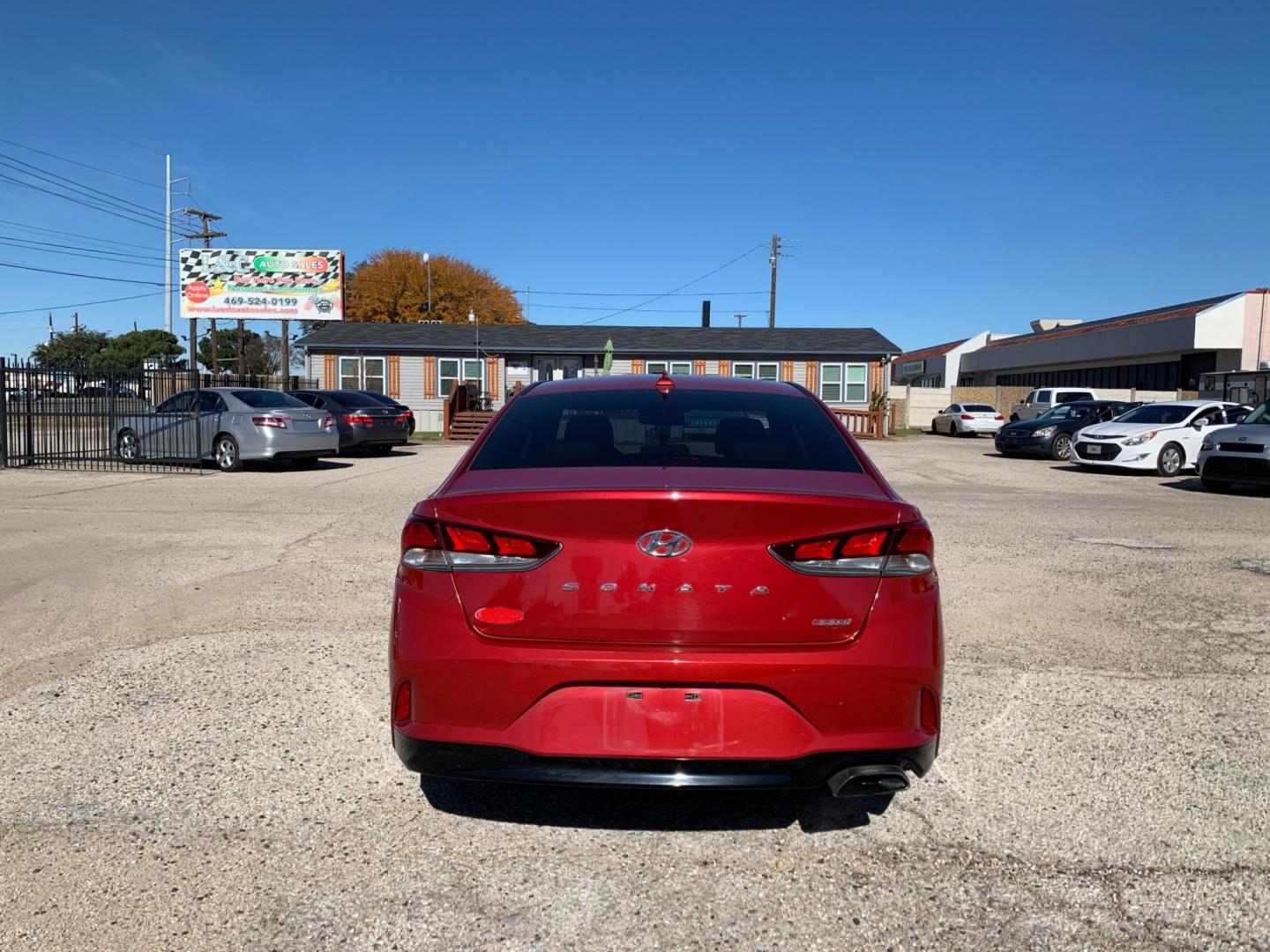 2018 Maroon /Tan Hyundai Sonata Sport (5NPE34AF8JH) with an 2.4L L4 DOHC 16V engine, AUTOMATIC transmission, located at 1830 North Belt Line Road, Irving, TX, 75061, (469) 524-0199, 32.834373, -96.993584 - Photo#6