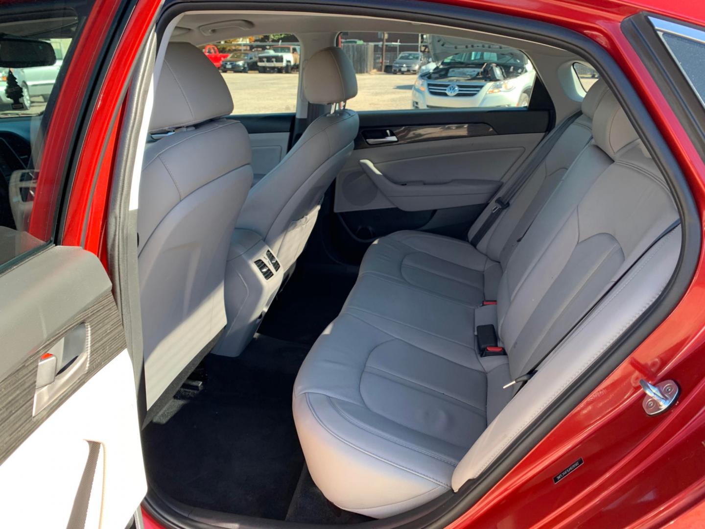 2018 Maroon /Tan Hyundai Sonata Sport (5NPE34AF8JH) with an 2.4L L4 DOHC 16V engine, AUTOMATIC transmission, located at 1830 North Belt Line Road, Irving, TX, 75061, (469) 524-0199, 32.834373, -96.993584 - Photo#8