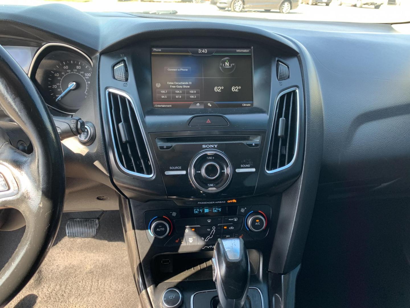 2015 Blue /Black Ford Focus Titanium Hatch (1FADP3N21FL) with an 2.0L L4 DOHC 16V engine, Automatic transmission, located at 1830 North Belt Line Road, Irving, TX, 75061, (469) 524-0199, 32.834373, -96.993584 - Photo#14