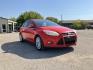 2012 Red /Black Ford Focus SEL (1FAHP3M23CL) with an 2.0L L4 DOHC 16V engine, 6-Speed Automatic transmission, located at 1830 North Belt Line Road, Irving, TX, 75061, (469) 524-0199, 32.834373, -96.993584 - Photo#0