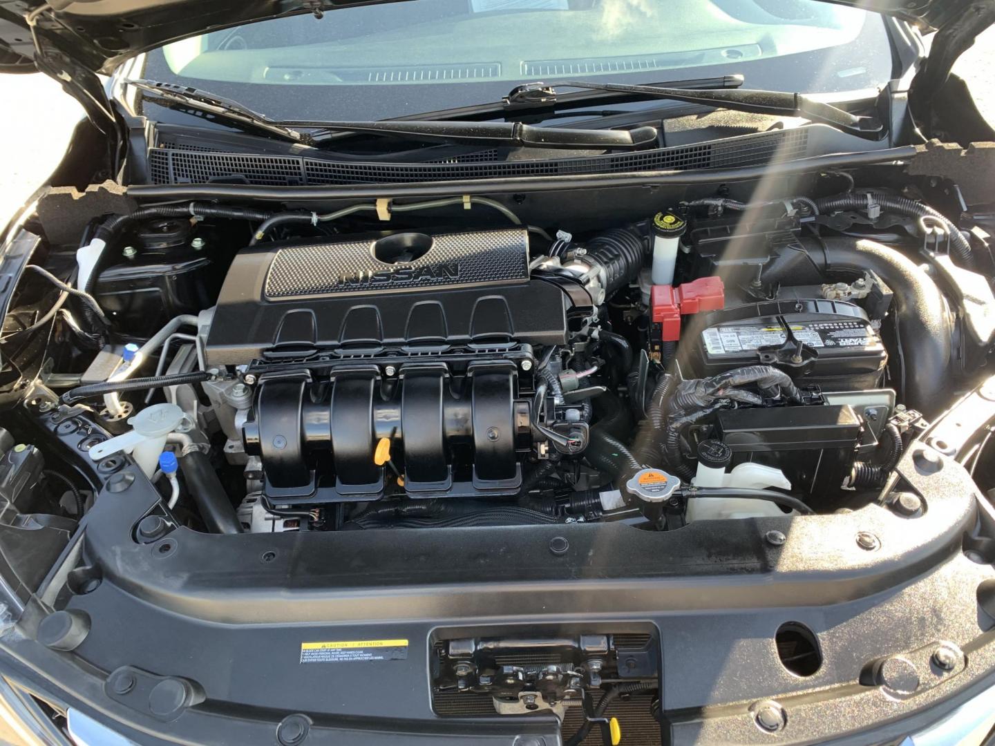 2019 Black /Black Nissan Sentra S CVT (3N1AB7APXKY) with an 1.8L L4 SFI DOHC 16V engine, AUTOMATIC transmission, located at 1830 North Belt Line Road, Irving, TX, 75061, (469) 524-0199, 32.834373, -96.993584 - Photo#13