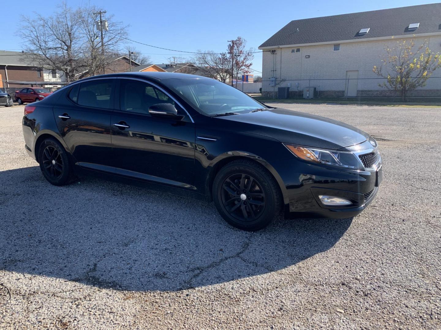 2012 Black /TAN Kia Optima LX (KNAGM4A70C5) with an 2.4L L4 DOHC 16V engine, AUTOMATIC transmission, located at 1830 North Belt Line Road, Irving, TX, 75061, (469) 524-0199, 32.834373, -96.993584 - Photo#5