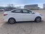 2013 White /Tan Hyundai Accent GLS 4-Door (KMHCU4AE0DU) with an 1.6L L4 DOHC 16V engine, AUTOMATIC transmission, located at 1830 North Belt Line Road, Irving, TX, 75061, (469) 524-0199, 32.834373, -96.993584 - Photo#0