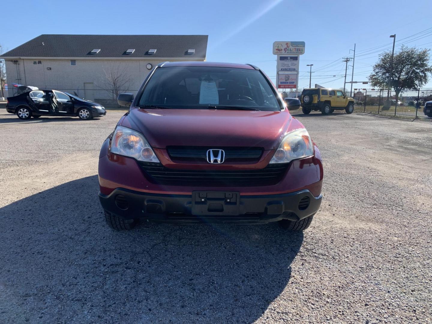 2008 Maroon /Black Honda CR-V LX 2WD AT (3CZRE38358G) with an 2.4L L4 DOHC 16V engine, AUTOMATIC transmission, located at 1830 North Belt Line Road, Irving, TX, 75061, (469) 524-0199, 32.834373, -96.993584 - Photo#1